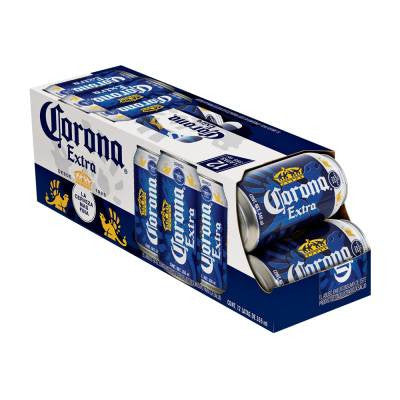 CERVEZA CLARA CORONA EXTRA 12 PACK  355 ML C/U