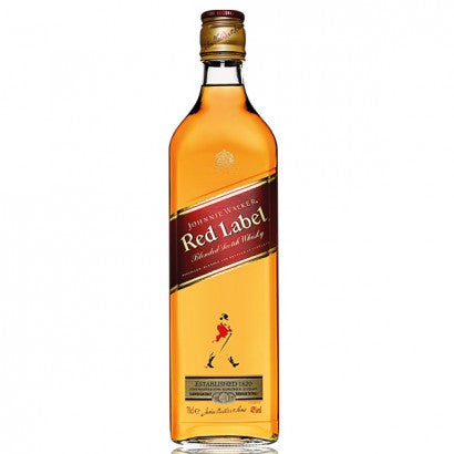 WHISKY JOHNNIE WALKER ETIQUETA ROJA 750 ML